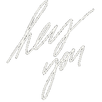 Calligraphy Hithere Sticker