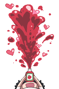 Ketchup Bleeding Sticker by Jin