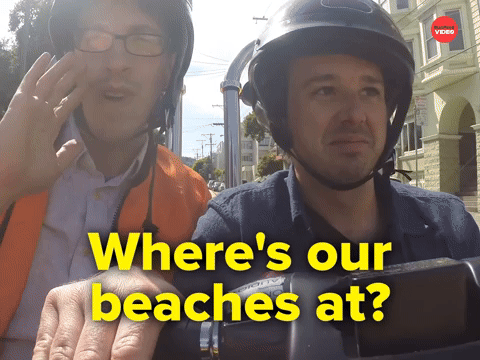 Where's our beaches at?