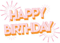 Celebrate Happy Birthday Sticker by BILLINI