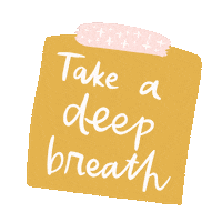 Relax Breathe Sticker