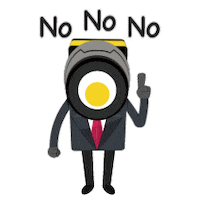 cognextaiwan no nope noway 不要 Sticker