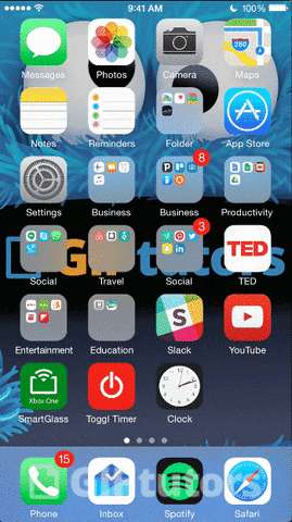 iphone ios 8 by GIF tutors