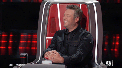 Blake Shelton Laughing GIF by The Voice