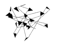 black and white 3d Sticker by Patakk