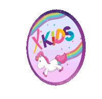 Kids Unicorn Sticker