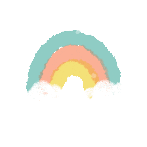 TheWhitePaperCo giphyupload rainbow pastel color thewhitepaperco Sticker