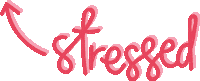 Stressed Arrow Sticker