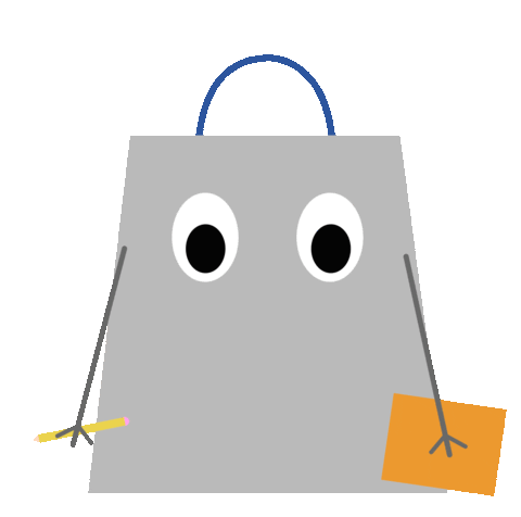 Bolsa Gris Sticker by EnConsumo