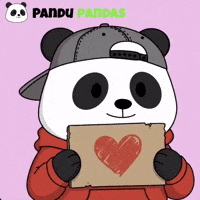 Heart Love GIF by Pandu Pandas