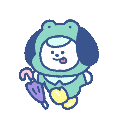 Summer Rain Sticker by BT21