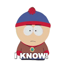 Stan Marsh Ugh Sticker by South Park