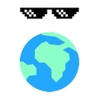 Idyll climate change global warming climate crisis gee Sticker