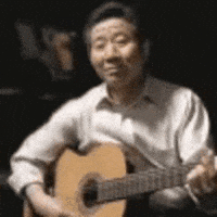 노무현 기타 GIF