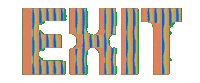 Glitch Text Sticker