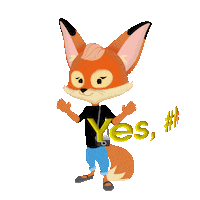 Fox Yes Sticker by Salesforce
