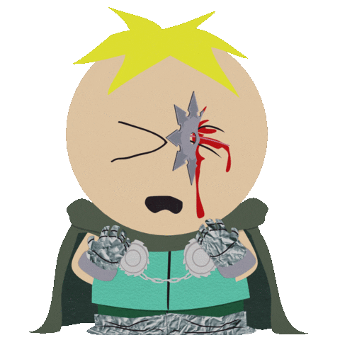 Professor Chaos Crying Sticker by South Park