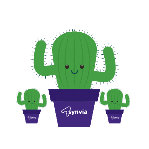 Synvia dancing cactus cactos dancingcactus Sticker