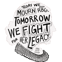 I Dissent Supreme Court Sticker by INTO ACTION