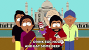 santa passing out GIF by South Park 