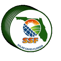 solarsavesflorida solarsavesflorida solarenergyssf logossf Sticker
