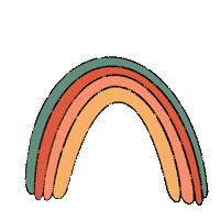 Happy Rainbow Sticker