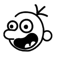 happy diary of a wimpy kid Sticker