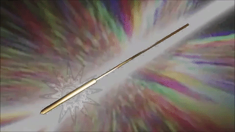 golden light wand GIF