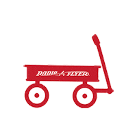 Summer Camp Wagon Sticker by Radio Flyer