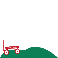 Red Wagon Sticker by Radio Flyer