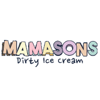 mamasonsdirtyicecream london ice cream donut halo Sticker