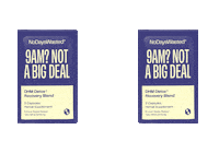 nodayswasted recovery hangover sunday scaries dhm Sticker