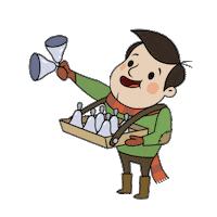 Everything Is Fine Christmas Sticker by Adventure Capitalist