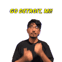 Detroit Michigan Sticker