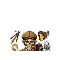 Skull Grabar Sticker