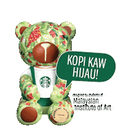 Local Artist Bearista Sticker by Starbucks Malaysia