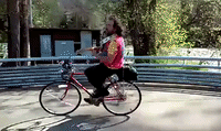 The Bicycling Guitarist Plays Stewart Park