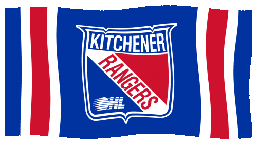 Sticker Waving GIF by Kitchener Rangers Hockey Club