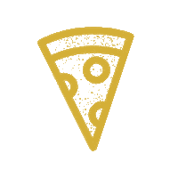 slow down pizza Sticker by Steve Moakler