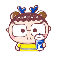Coffee Love Sticker by Bear Boss Buddies