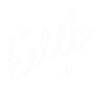 Lettersbyjulia Hello Sticker