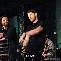 aborddelimpala supernatural check jensen ackles convention GIF