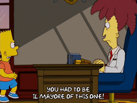 mad bart simpson GIF
