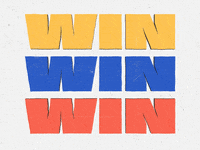 3D Win GIF by Mat Voyce