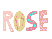 BodvarRose pink cheers wine rose Sticker