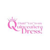 I Said Yes To My Quinceañera Dress Sticker by Viper Apparel Prom and Pageant