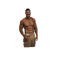 Sexy Muscles Sticker by Australian Firefighters Calendar