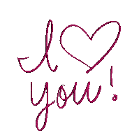 I Love You Heart Sticker
