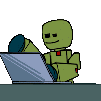 Happy Work Sticker by StikBot