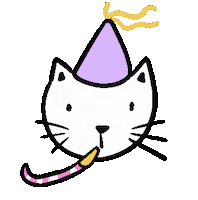 Celebrating Happy Birthday Sticker